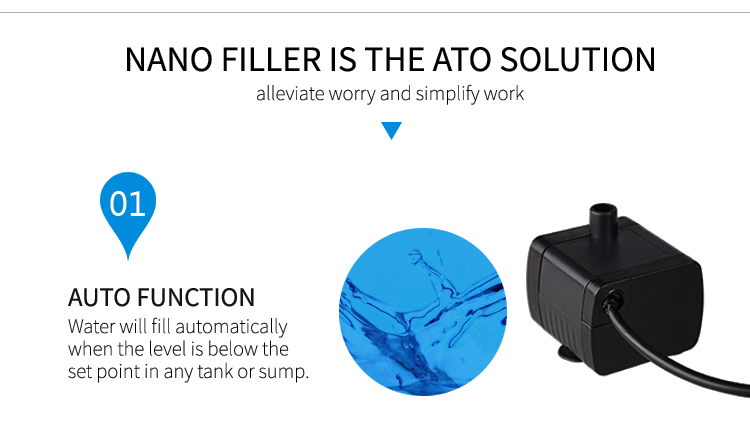 Auto-top-Off ATO Solution Auto Water Filler Adjustable Float Valve