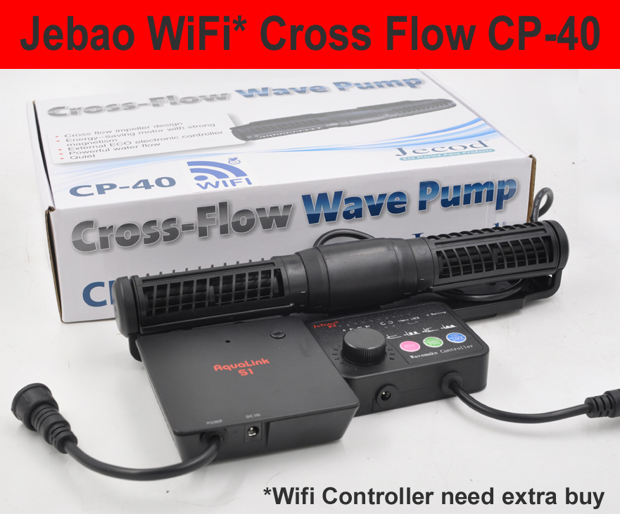 Jebao WiFi Cross Flow Pump CP-40 / Silent CP-120 Jebao WiFi Cross Flow Pump CP-40 / Silent CP-120