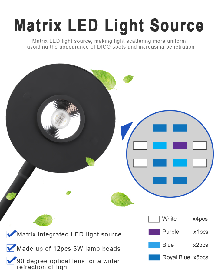 aqua knight led aquarium light a029