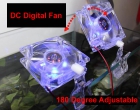 Aquarium Base Digital Fan 